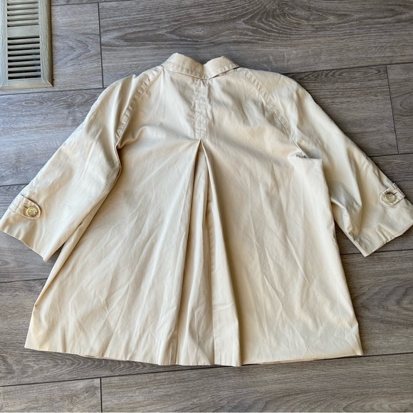 Michael Kors Beige  Short Swing Trench Coat - Picture 13 of 14